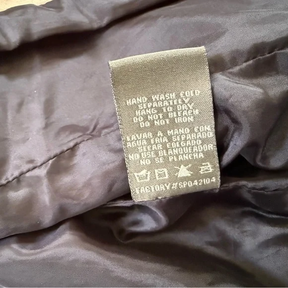 Blue Spice Womens Size Large Faux Leather Bomber Coat Jacket Full Zip Brown Tan - Picture 6 of 14